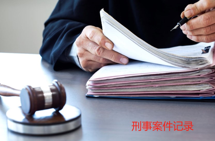 刑事犯罪記錄、刑事案件記錄、裁判文書